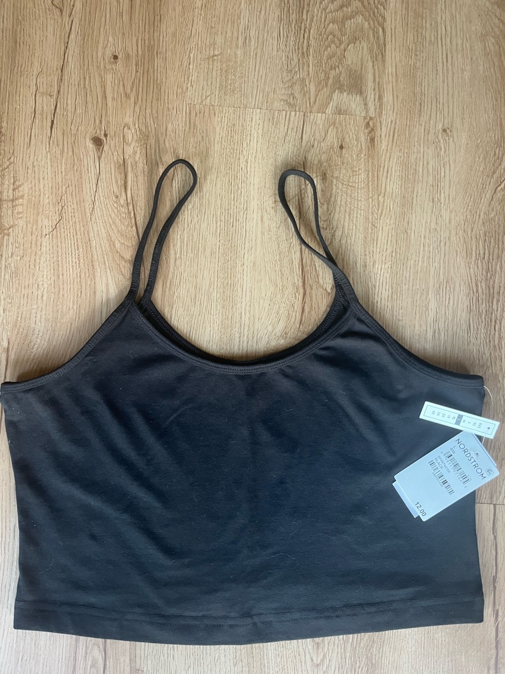 BP. Black Cropped Camisole Tank Top Size Large NWT $12